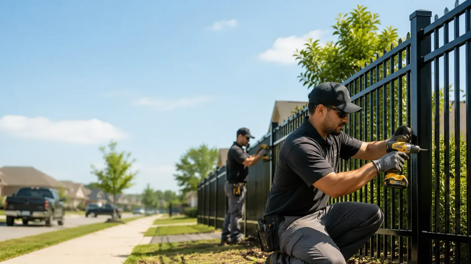 Metal Fence Installation in Hustler, WI